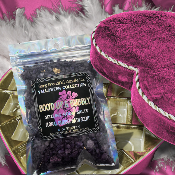 BOO'D UP & BUBBLY Sizzling Room Salt Crystal Potpourri: Floral Bubble Bath Scent - Picture 6 of 10